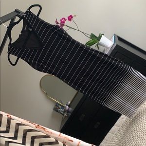 Black and white dress